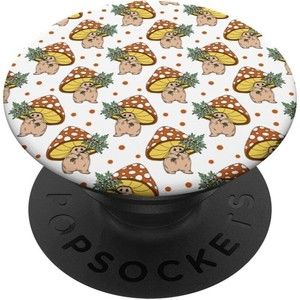 Retro Trendy Mushroom Flower Hippie 60s 70s Aesthetic Decor PopSockets PopGrip